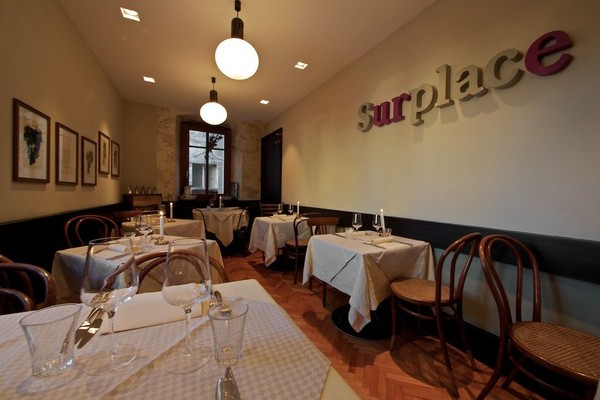 The restaurant Aosta Sur la place