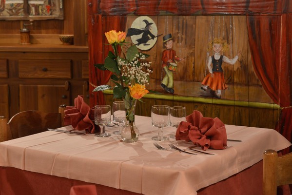 The restaurant Cogne (Gran Paradiso) Belvedere