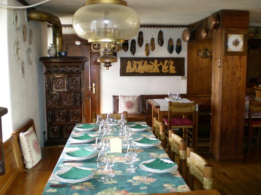 Il ristorante Saint-Pierre (Gran Paradiso) Les Ecureuils