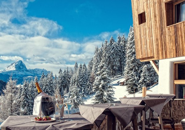 Il ristorante Passo Furcia (San Vigilio di Marebbe) Alpine Hotel Gran Fodá