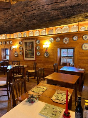 The restaurant Champoluc/Ayas/Antagnod (Monte Rosa) Lo Pejo