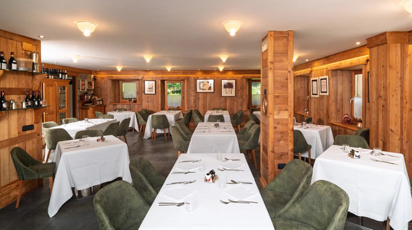 Il ristorante Gressoney-La-Trinité (Monte Rosa) Anderbätt