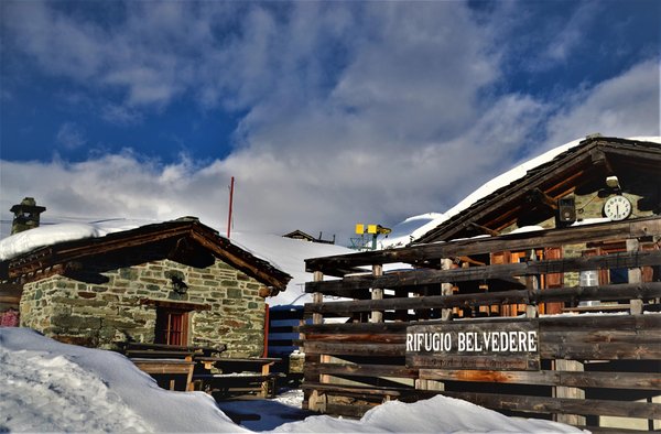 Photo exteriors in winter Baita Belvedere