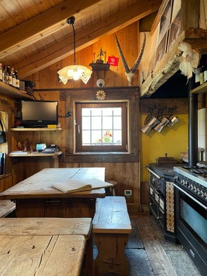 Foto della cucina Dortoir Alpino Lo Refuge dey Fond