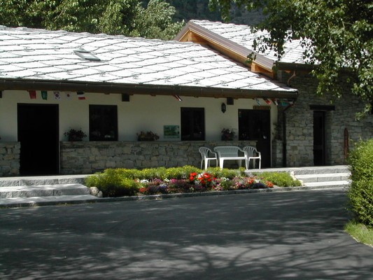 Die Gemeinschaftsräume Campingplatz Arvier