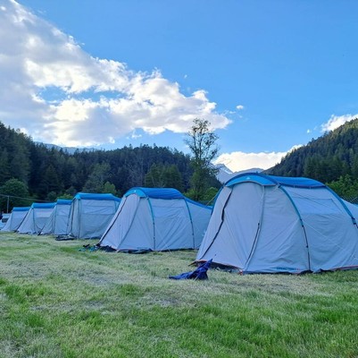 Foto Außenansicht Campingplatz Monte Rosa