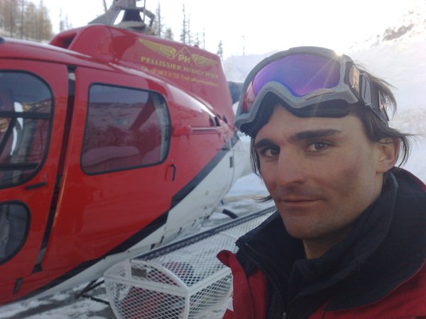 Ski instructor Alessandro Verzellesi Monte Cervino