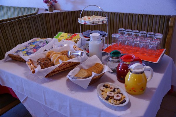 La colazione B&B + Appartamenti Ciasa Prades