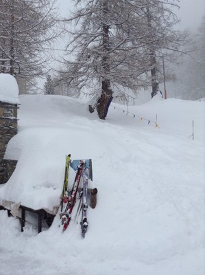 Berghütte La Fodze Monte Bianco