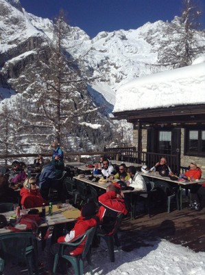 Foto Außenansicht Berghütte La Fodze