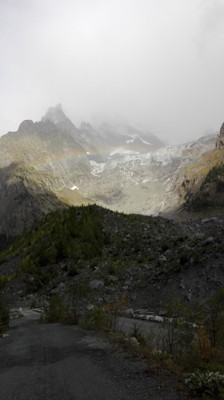 Aussicht Courmayeur (Monte Bianco)