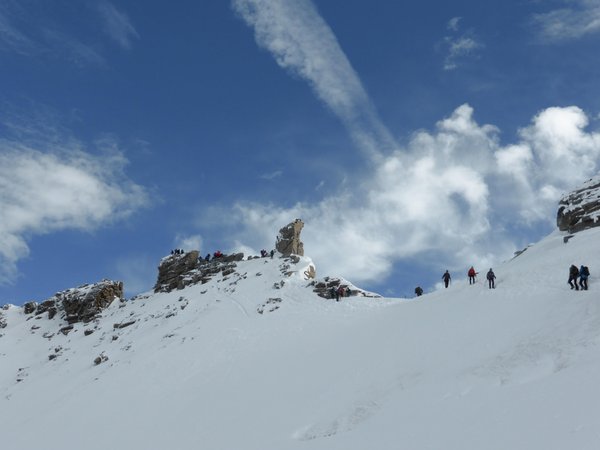 Foto invernale di presentazione Guide alpine Cogne