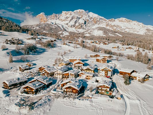 Foto invernale di presentazione Info Point Cortina d'Ampezzo