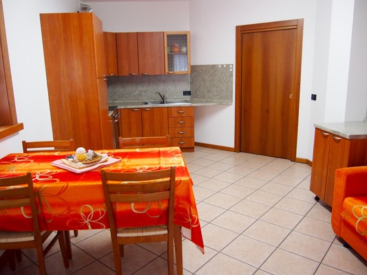 La zona giorno Appartamenti Chalet Forcola
