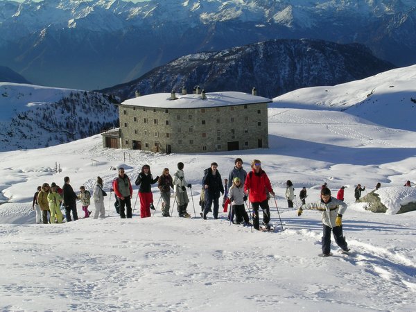 Foto invernale di presentazione Guida escursionistica Nicola Gerard