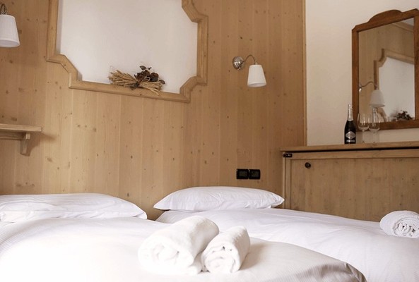 Foto vom Zimmer Hütten-Hotel Tita Piaz