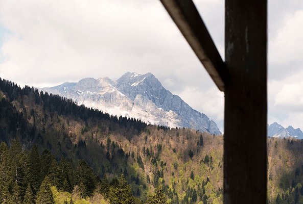 Aussicht vom Betrieb