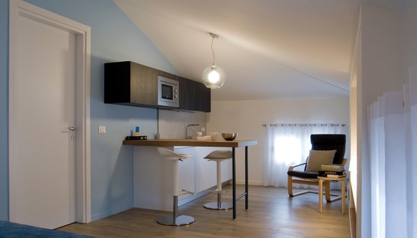 La zona giorno Hotel Oliva