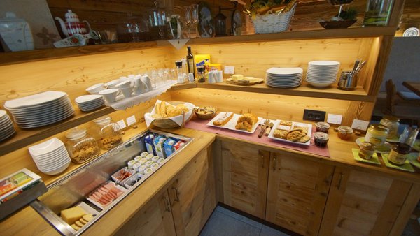 The breakfast Chalet Mornà