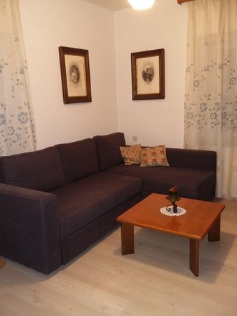 The living area Apartments Casa Moena