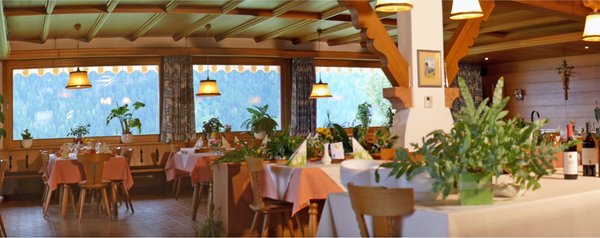 Il ristorante Tubre in Val Monastero Chavalatsch