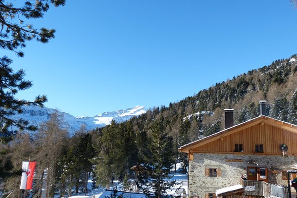 Photo exteriors in winter Lyfi Alm