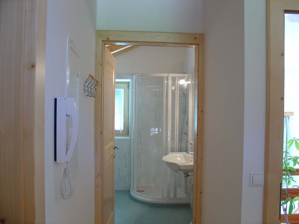 Foto del bagno Appartamenti in agriturismo Zwick
