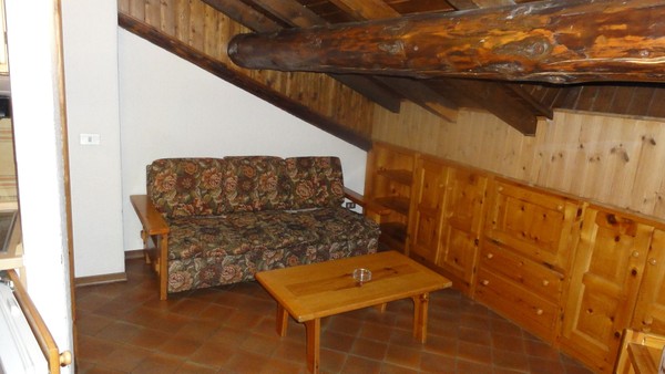 La zona giorno Appartamenti Chalet Meridiana