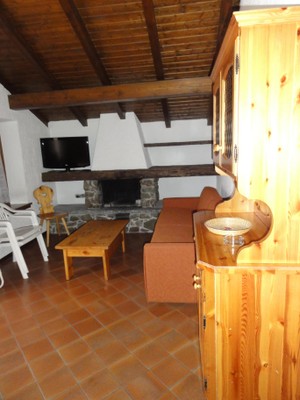 La zona giorno Appartamenti Chalet Meridiana