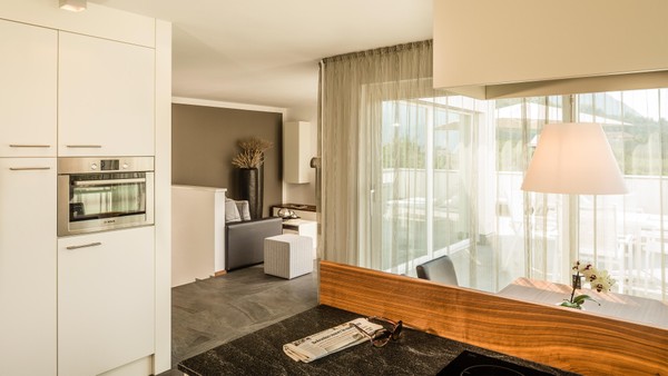 La zona giorno Hidalgo Appartements & Suites
