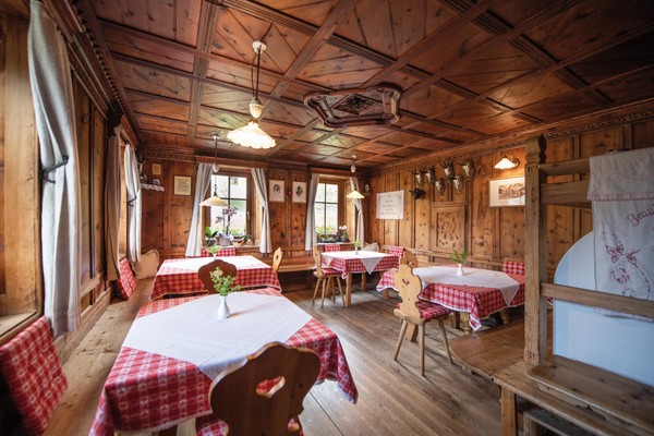The restaurant Anterselva / Antholz Dorfmüllerhof