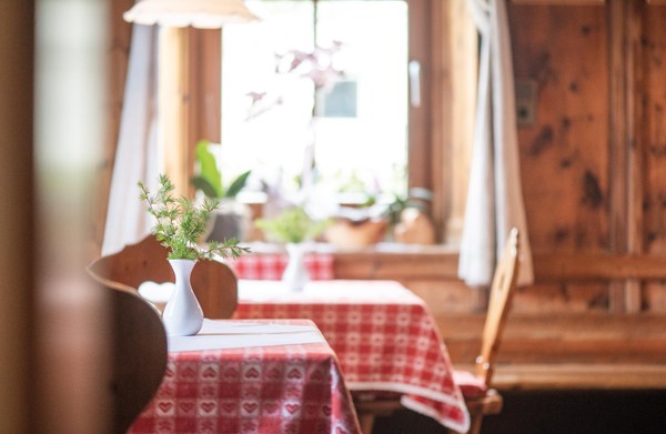 The restaurant Anterselva / Antholz Dorfmüllerhof