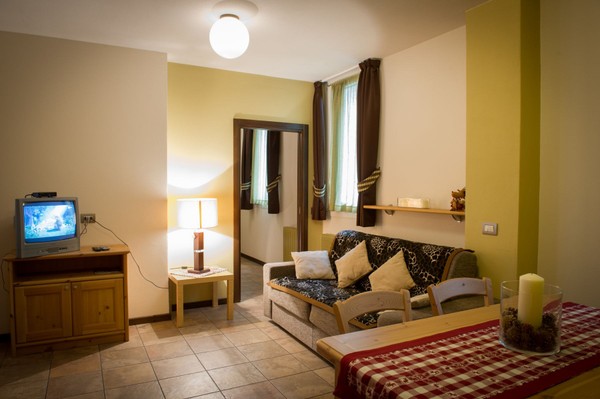La zona giorno Residence Paola