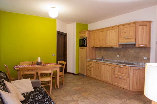 La zona giorno Residence Paola