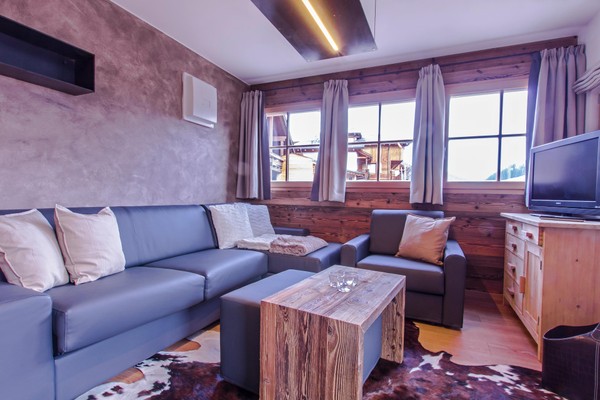 Der Wohnraum Ferienwohnung Chalet La Para