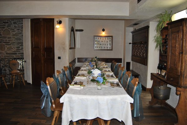 The restaurant Chiesa in Valmalenco Il Vassallo