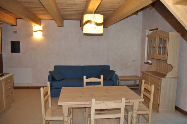 La zona giorno Casa Vacanza La Rocca - Appartamenti