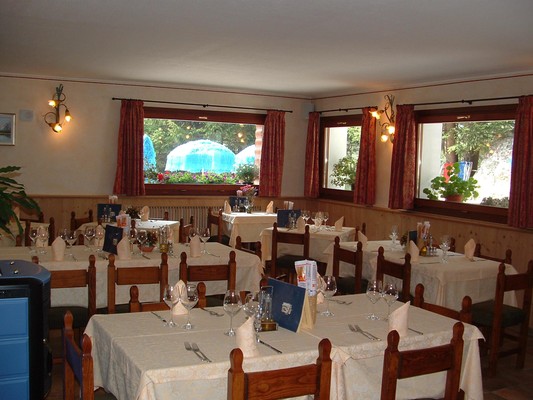 The restaurant Chiesa in Valmalenco Gembro