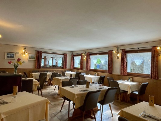 Il ristorante Chiesa in Valmalenco Gembro
