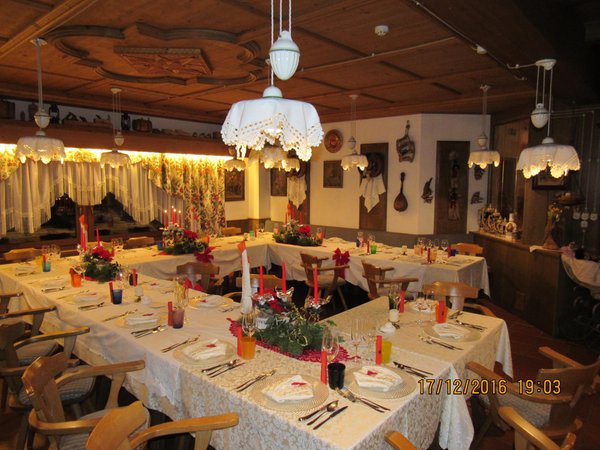 Il ristorante Falcade Park Hotel Arnica