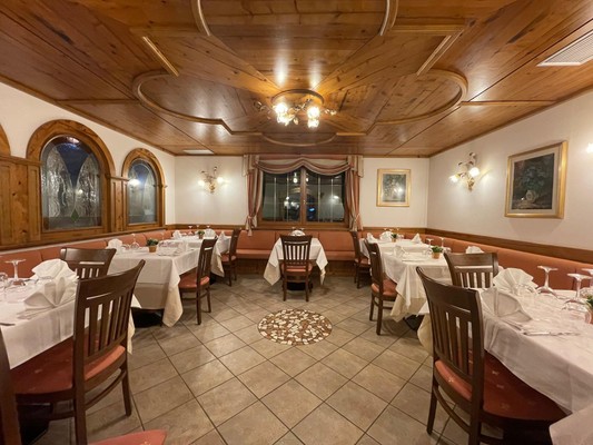 The restaurant San Martino di Castrozza Villa Aurora