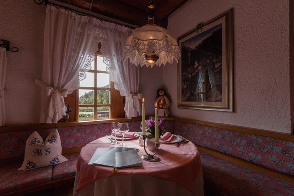 The restaurant San Martino di Castrozza Malga Ces