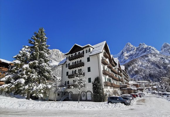 Foto invernale di presentazione BV Majestic Dolomiti Hotel