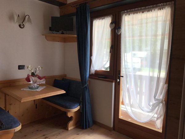 La zona giorno Agritur Dalaip dei Pape