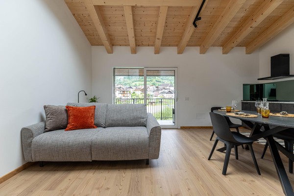 The living area Apartments Caminetto Primiero