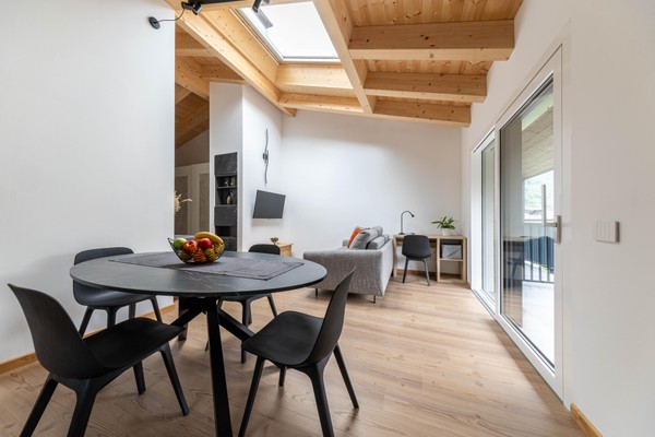 The living area Apartments Caminetto Primiero