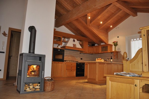 La zona giorno Casa Zugliani - Appartamento 4 genziane