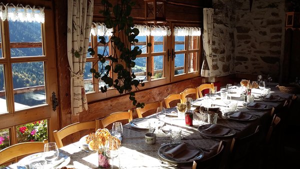 Il ristorante Valle del Vanoi Maso Santa Romina