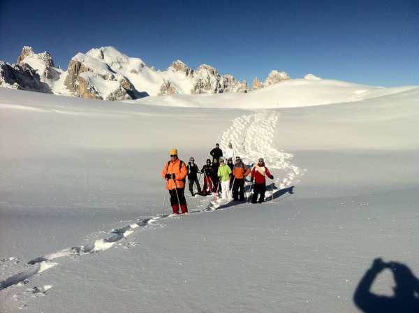 Winter presentation photo Mountaineering school Aquile di San Martino