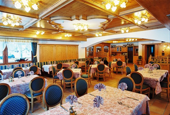 Il ristorante Falcade Cristal